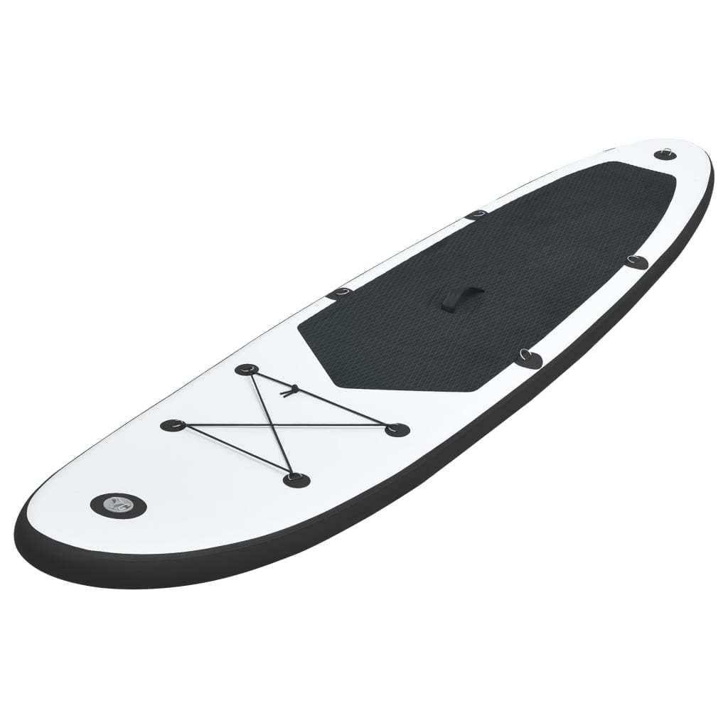 Set de planches SUP gonflables noir et blanc