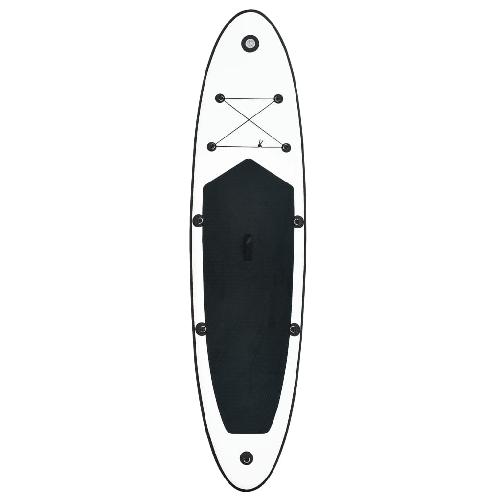 Set de planches SUP gonflables noir et blanc