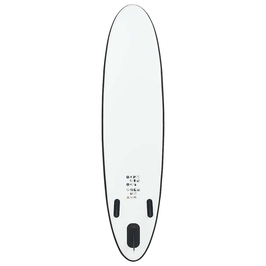 Set de planches SUP gonflables noir et blanc