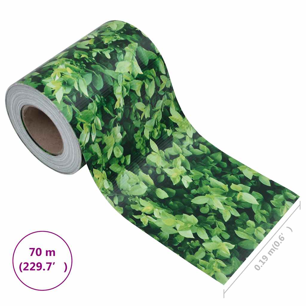 Sichtschutzstreifen PVC 70 x 0,19 m Grün