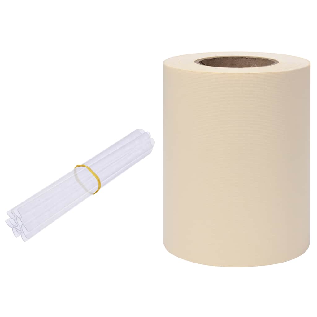 Garten-Sichtschutz PVC 35x0,19 m Creme