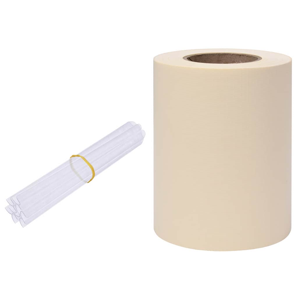 Sichtschutzleiste PVC 35 x 0,19 m Creme