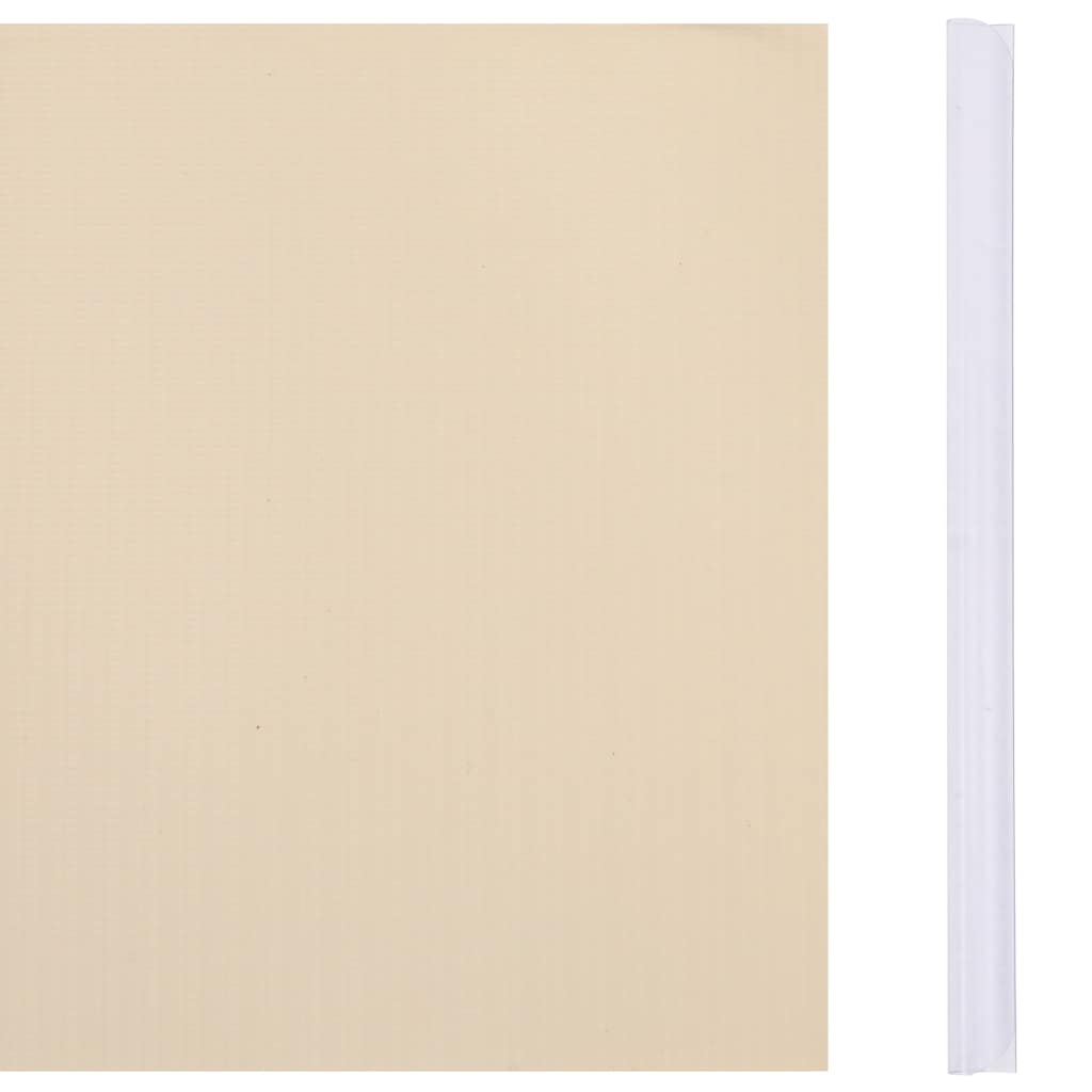 Garten-Sichtschutz PVC 35x0,19 m Creme
