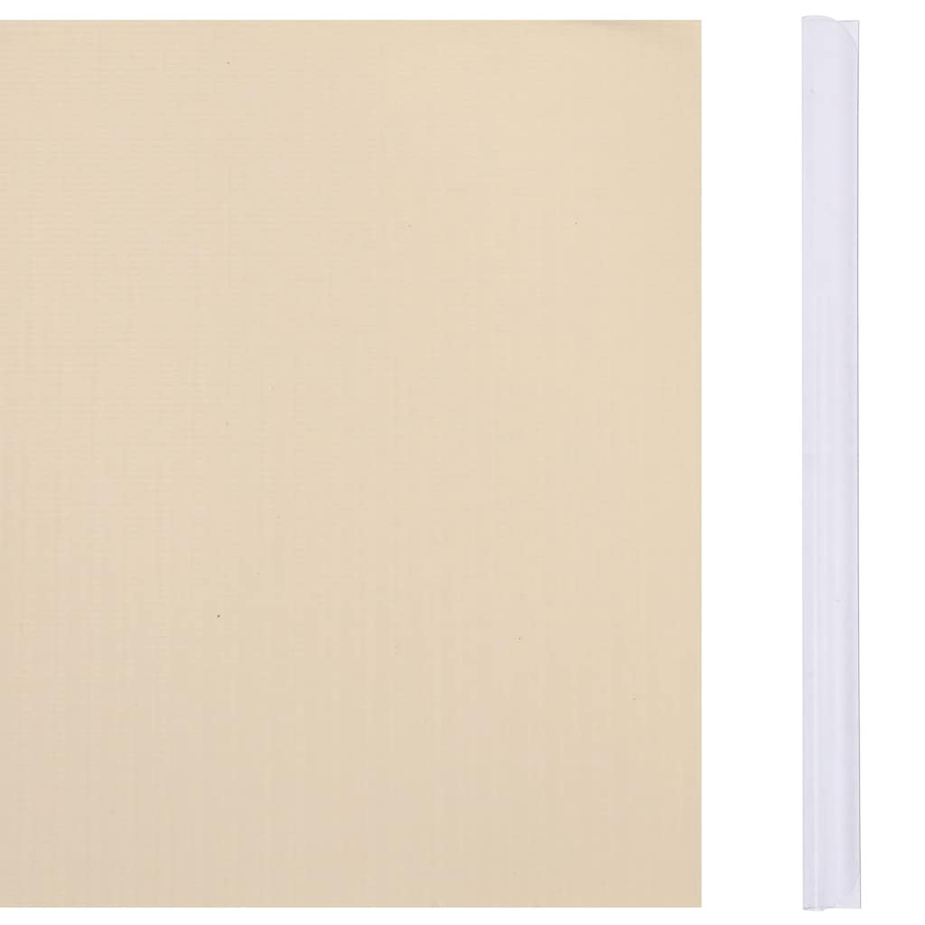 Garten-Sichtschutz PVC 70x0,19 m Creme