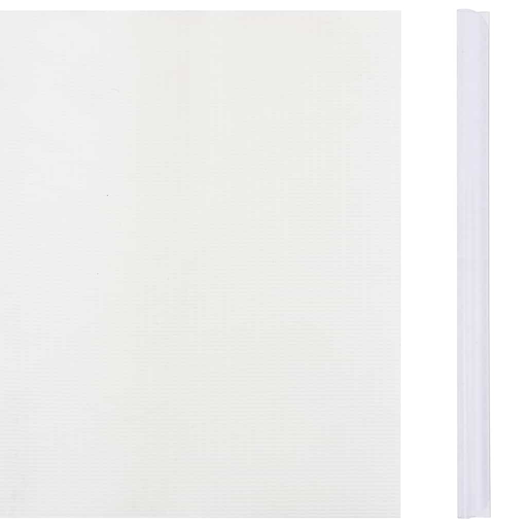 Garten-Sichtschutz PVC 35x0,19 m Weiß