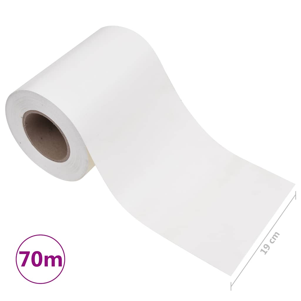 Sichtschutzleiste PVC 70 x 0,19 m Weiß