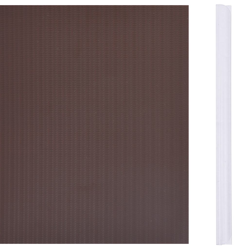 Sichtschutzleiste PVC 35 x 0,19 m Braun