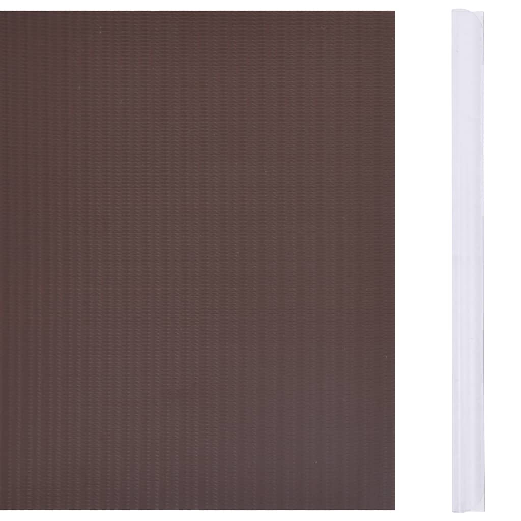 Garten-Sichtschutz PVC 35x0,19 m Braun