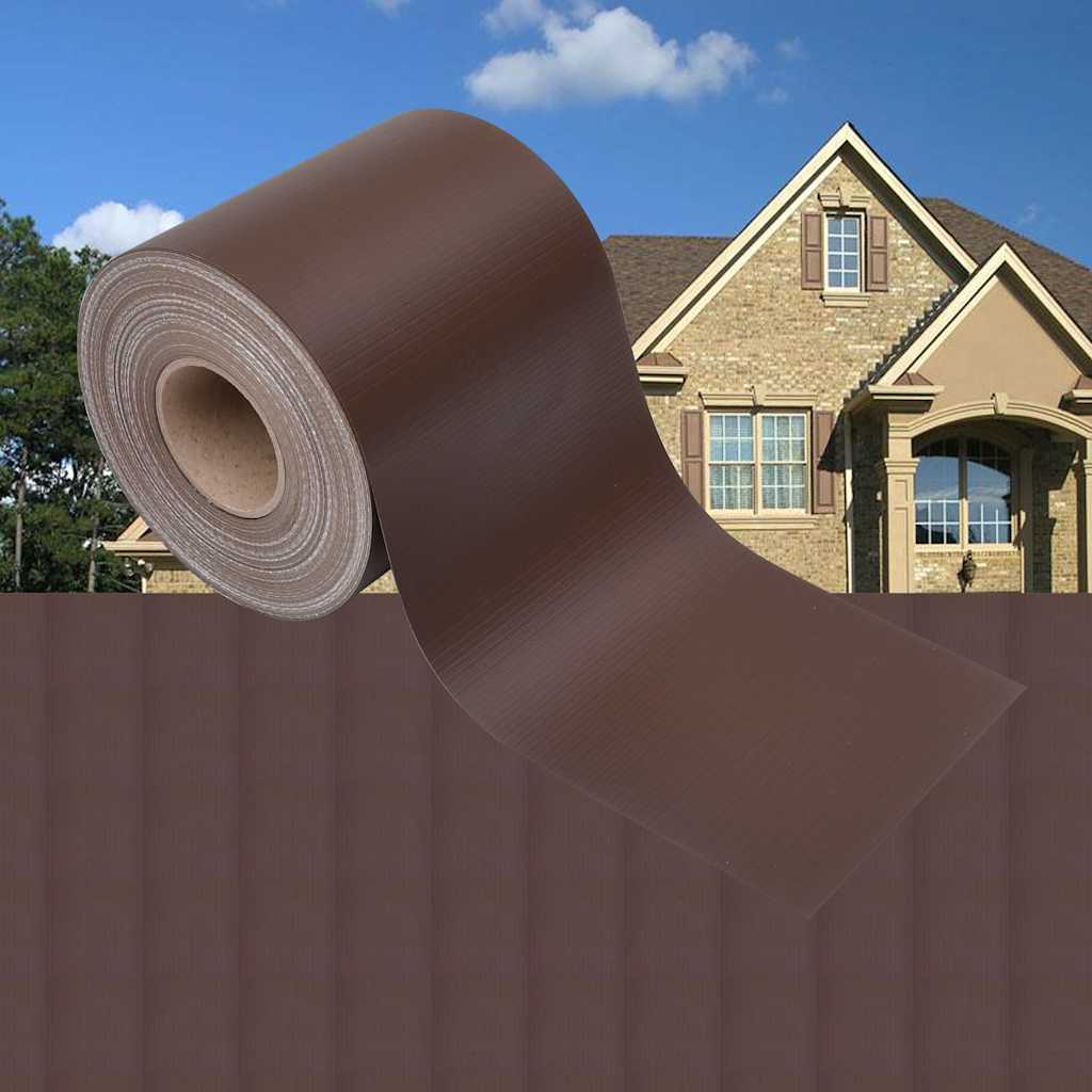 Sichtschutzleiste PVC 35 x 0,19 m Braun