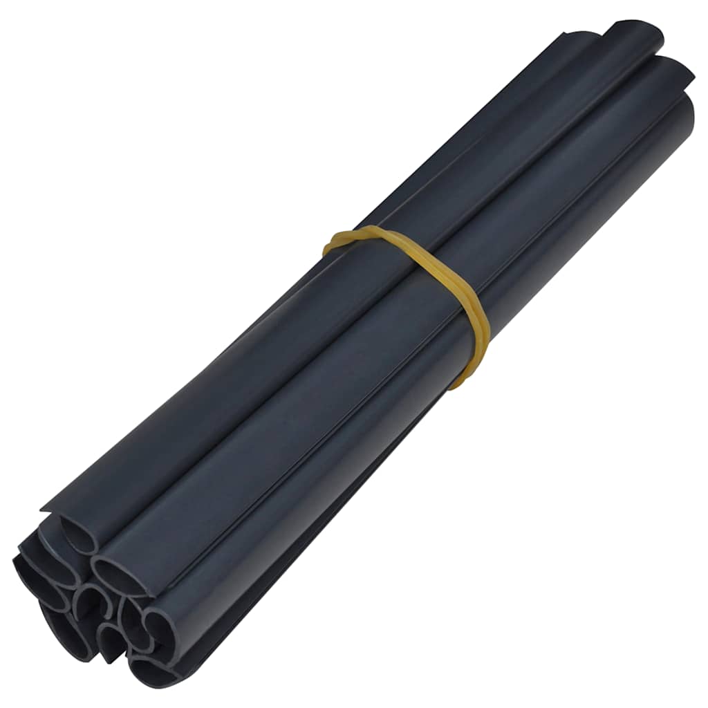Sichtschutzleiste PVC 35 x 0,19 m Matt Dunkelgrau