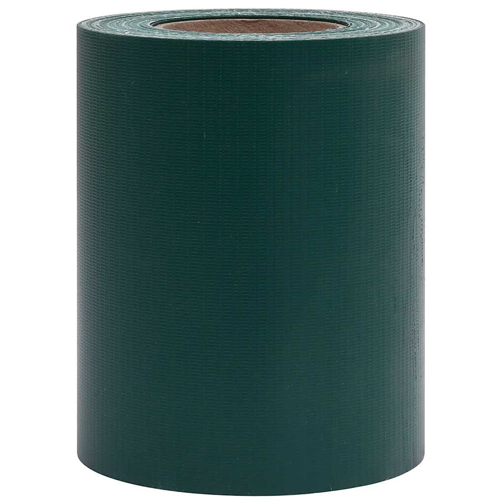 Garten-Sichtschutz 4 Stk. PVC 35x0,19 m Mattgrün
