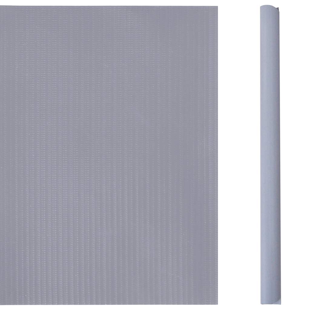 Garten-Sichtschutz PVC 35x0,19 m Matt-Hellgrau
