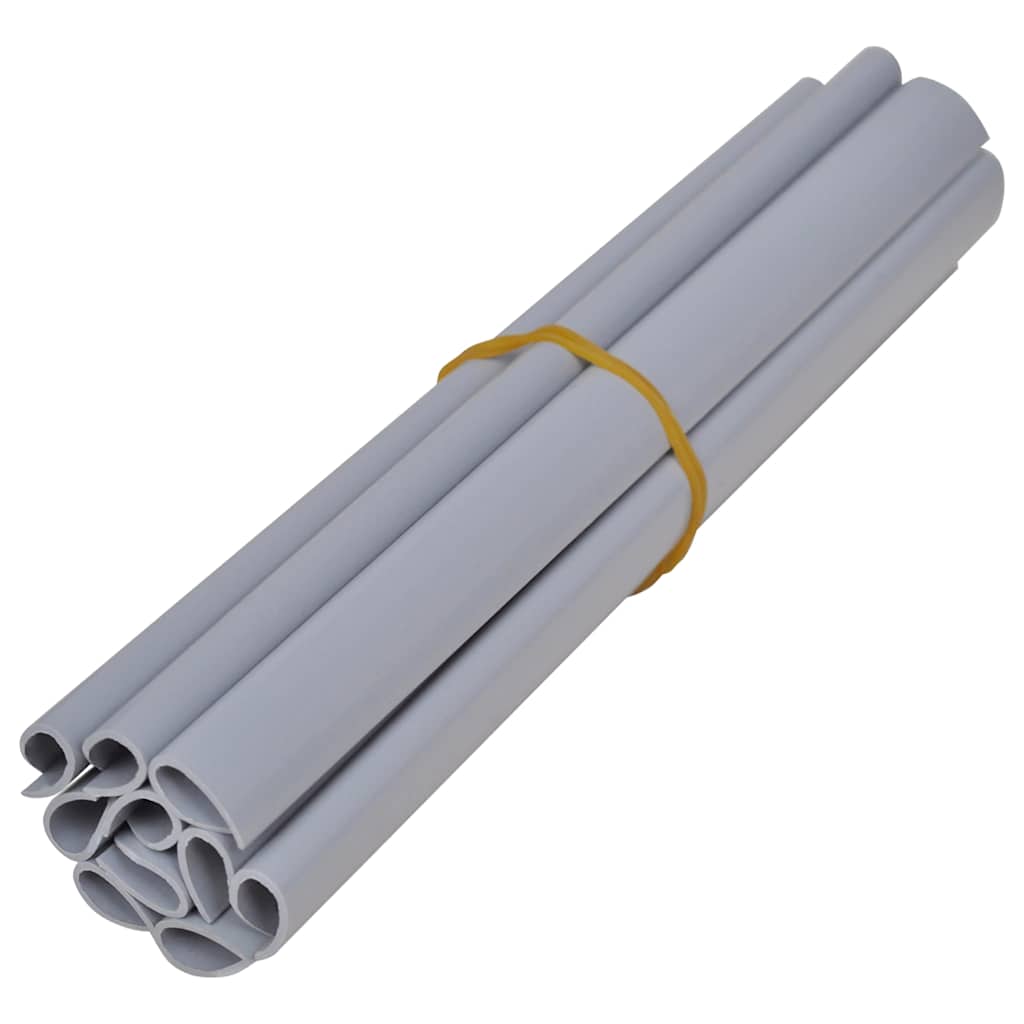 Sichtschutzstreifen PVC 140 x 0,19 m Matt Hellgrau