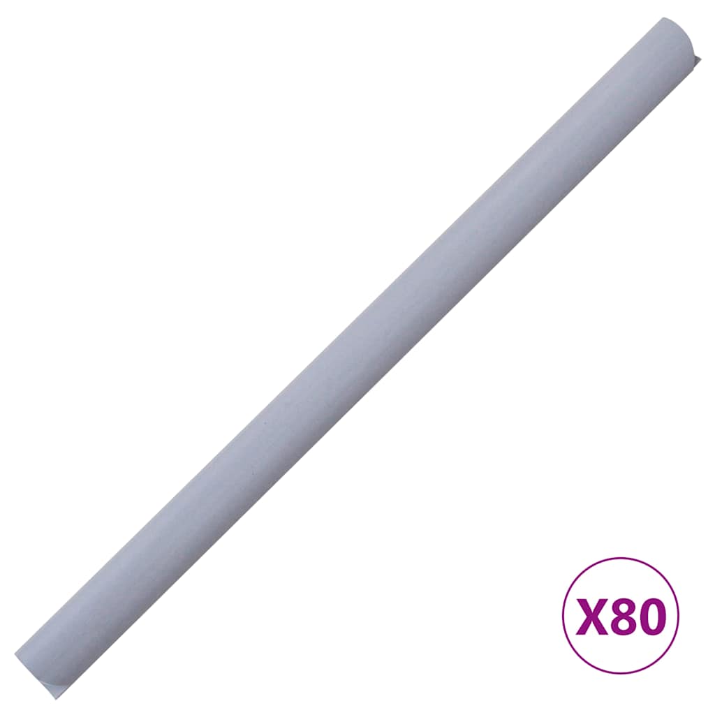 Sichtschutzstreifen PVC 140 x 0,19 m Matt Hellgrau