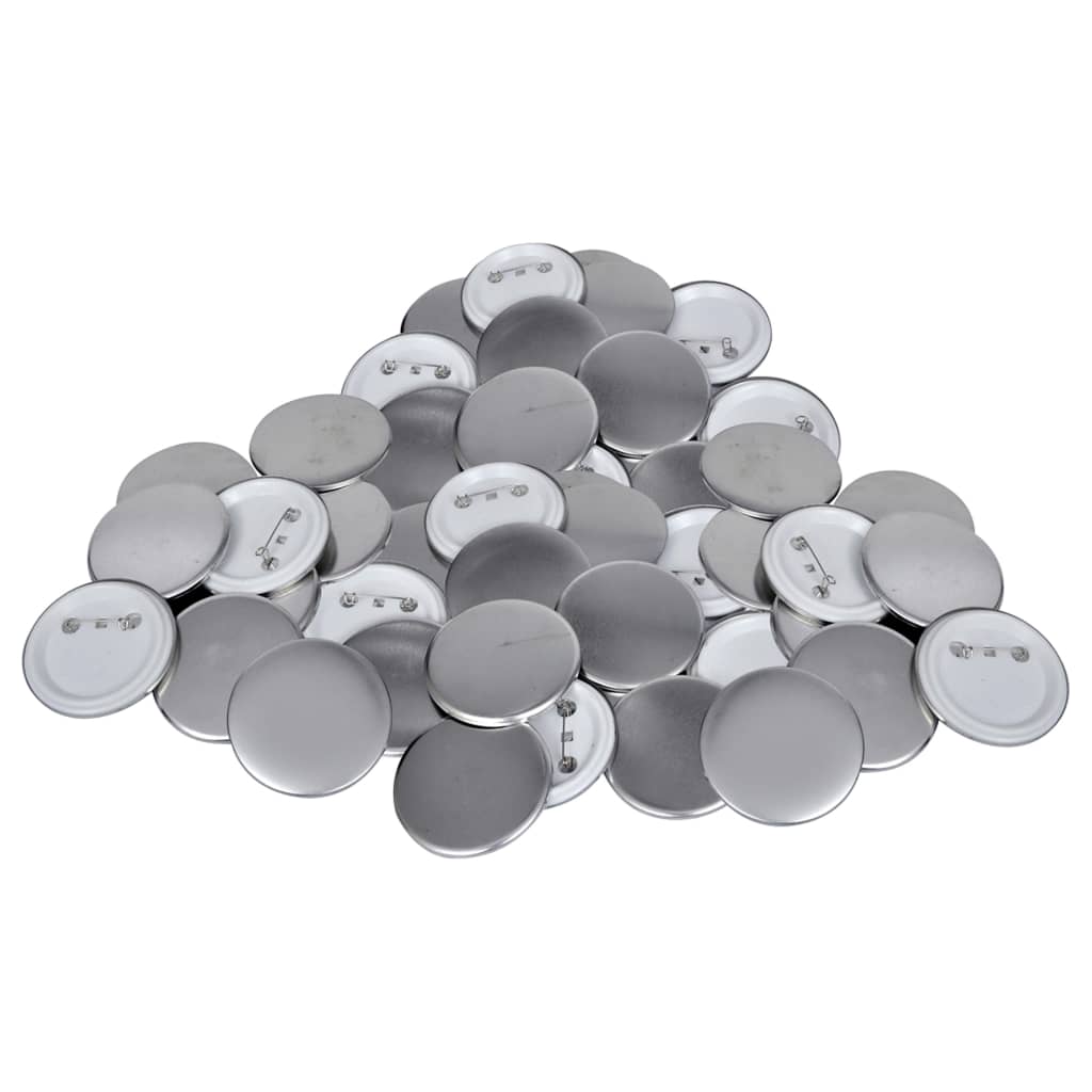 Buttonmaschine mit 500 Button-Teilen 37 mm