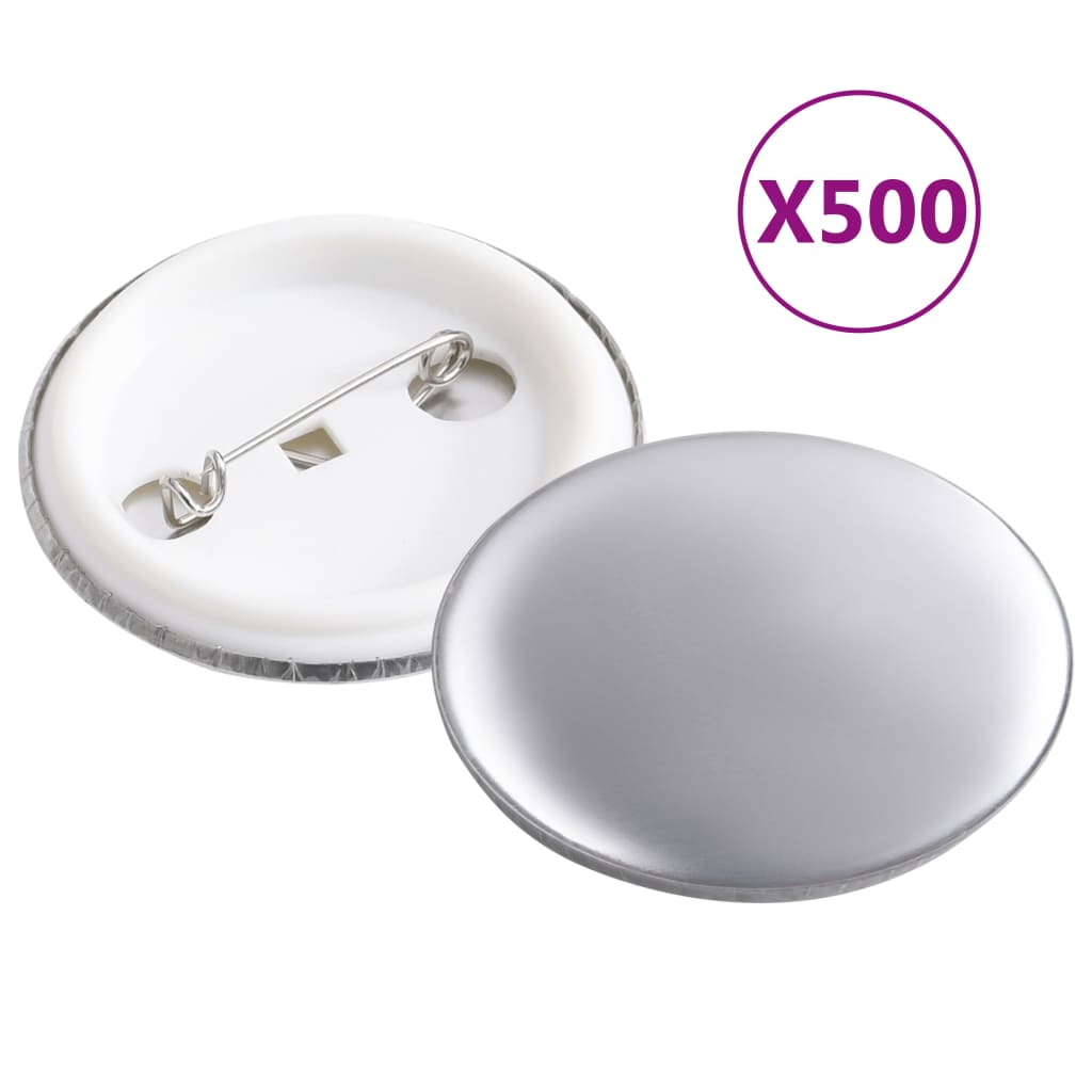 Buttonmaschine mit 500 Button-Teilen 37 mm Drehstanze