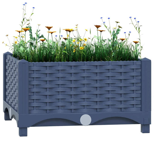 Jardinière surélevée 40x40x23 cm en polypropylène