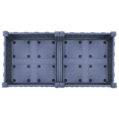 Hochbeet 80x40x71 cm Polypropylen