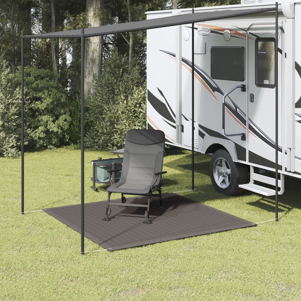 Tent carpet 200x200 cm anthracite
