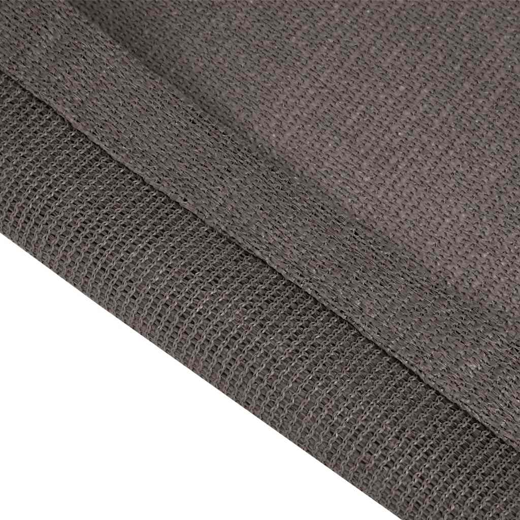 Zeltteppich 400x800 cm Anthrazit HDPE