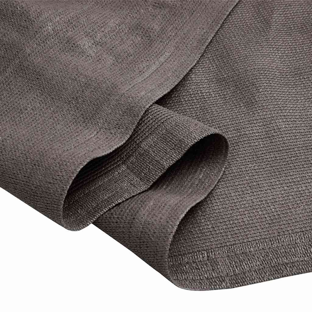 Zeltteppich 400x800 cm Anthrazit HDPE