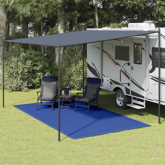 Zeltteppich 250x350 cm Blau