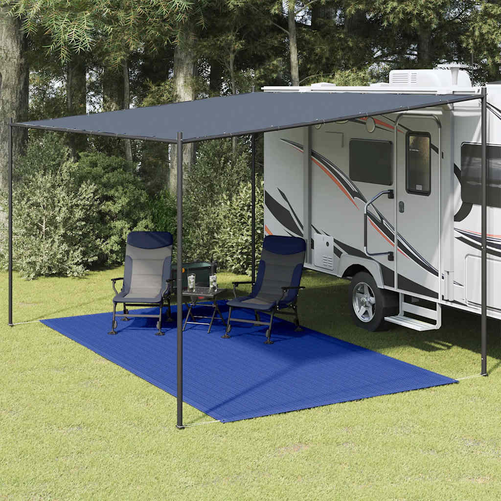 Zeltteppich 250x450 cm Blau