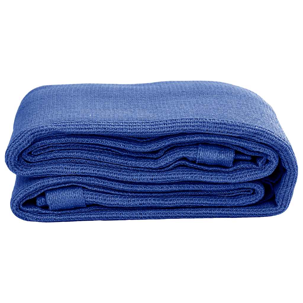 Zeltteppich 400x400 cm Blau HDPE