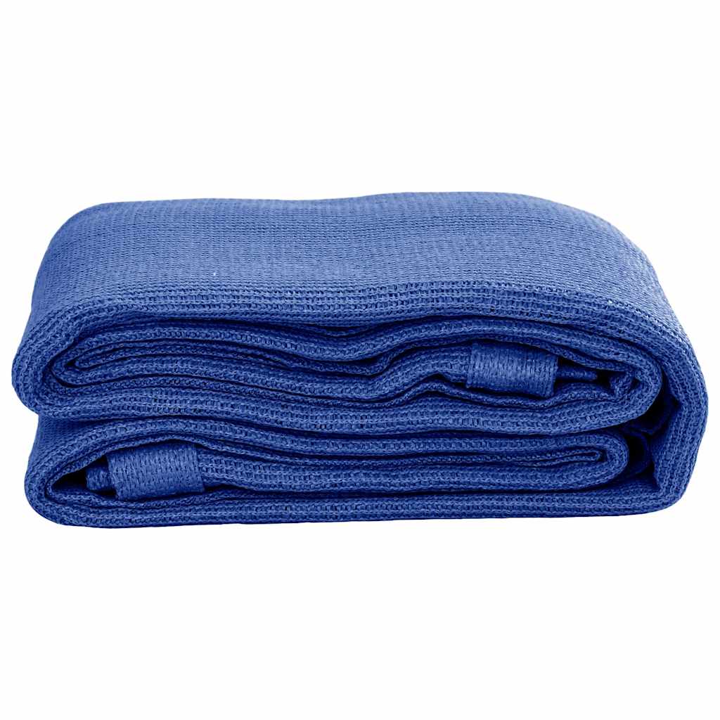 Zeltteppich 400x600 cm Blau HDPE