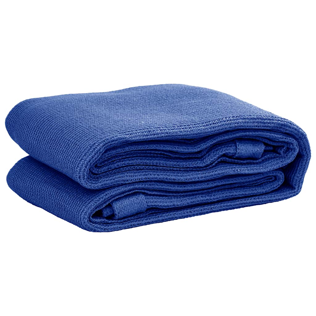 Zeltteppich 400x800 cm Blau HDPE