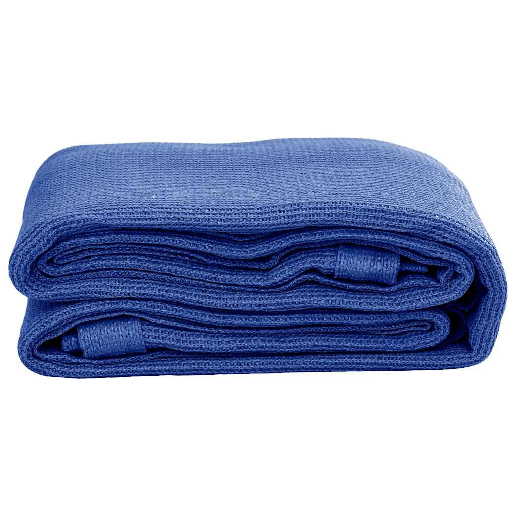 Zeltteppich 400x800 cm Blau HDPE