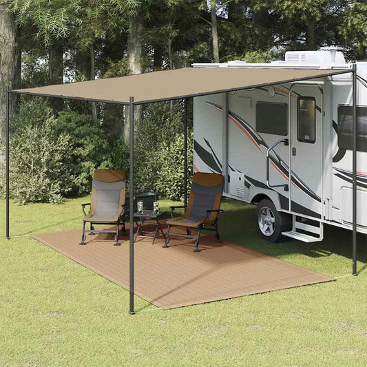 Zeltteppich 250x350 cm Taupe