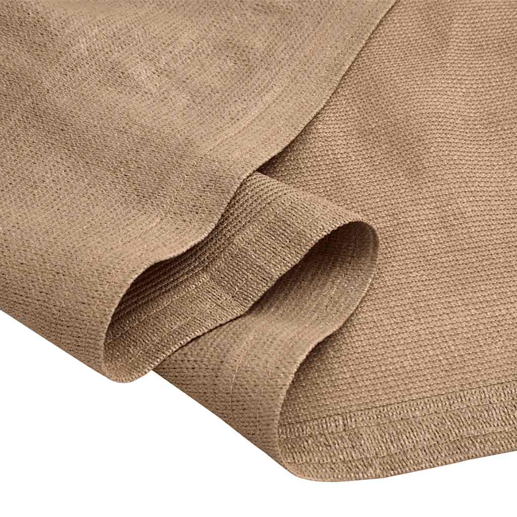 Zeltteppich Taupe 400x700 cm HDPE