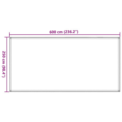 Zeltteppich 250x600 cm Beige