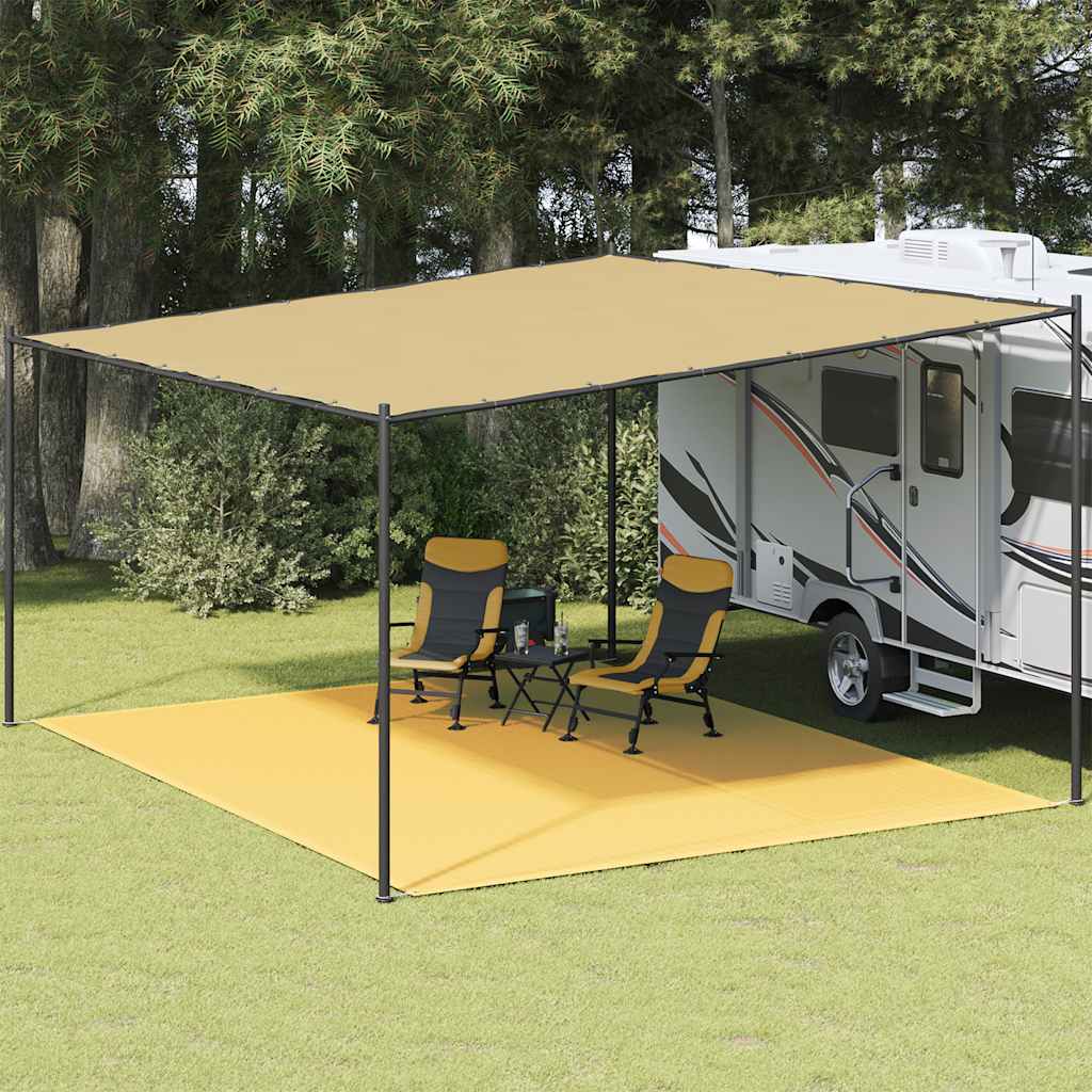 Zeltteppich 400x500 cm Beige
