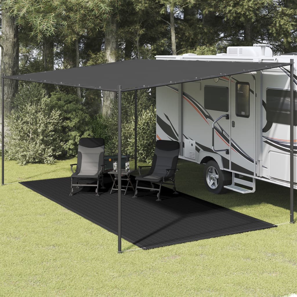 Tent carpet 250x500 cm black