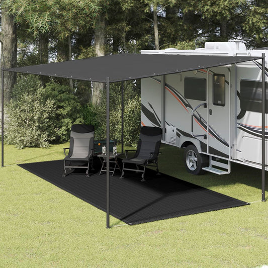 Tent carpet 250x500 cm black
