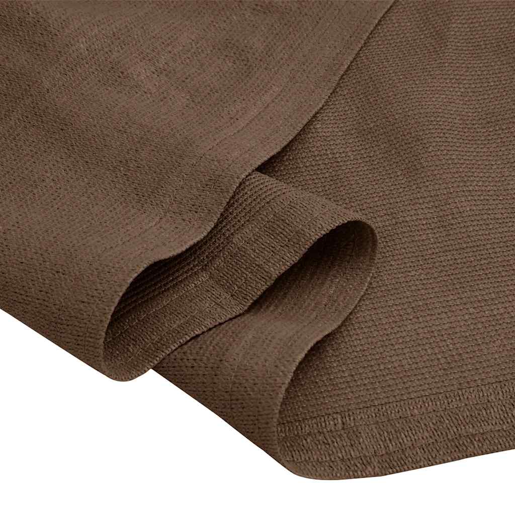 Tapis de tente 400x400 cm marron
