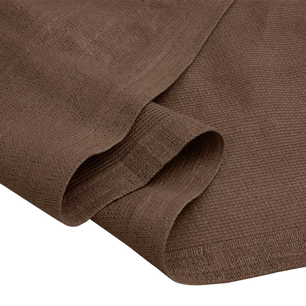 Zeltteppich 400x700 cm Braun