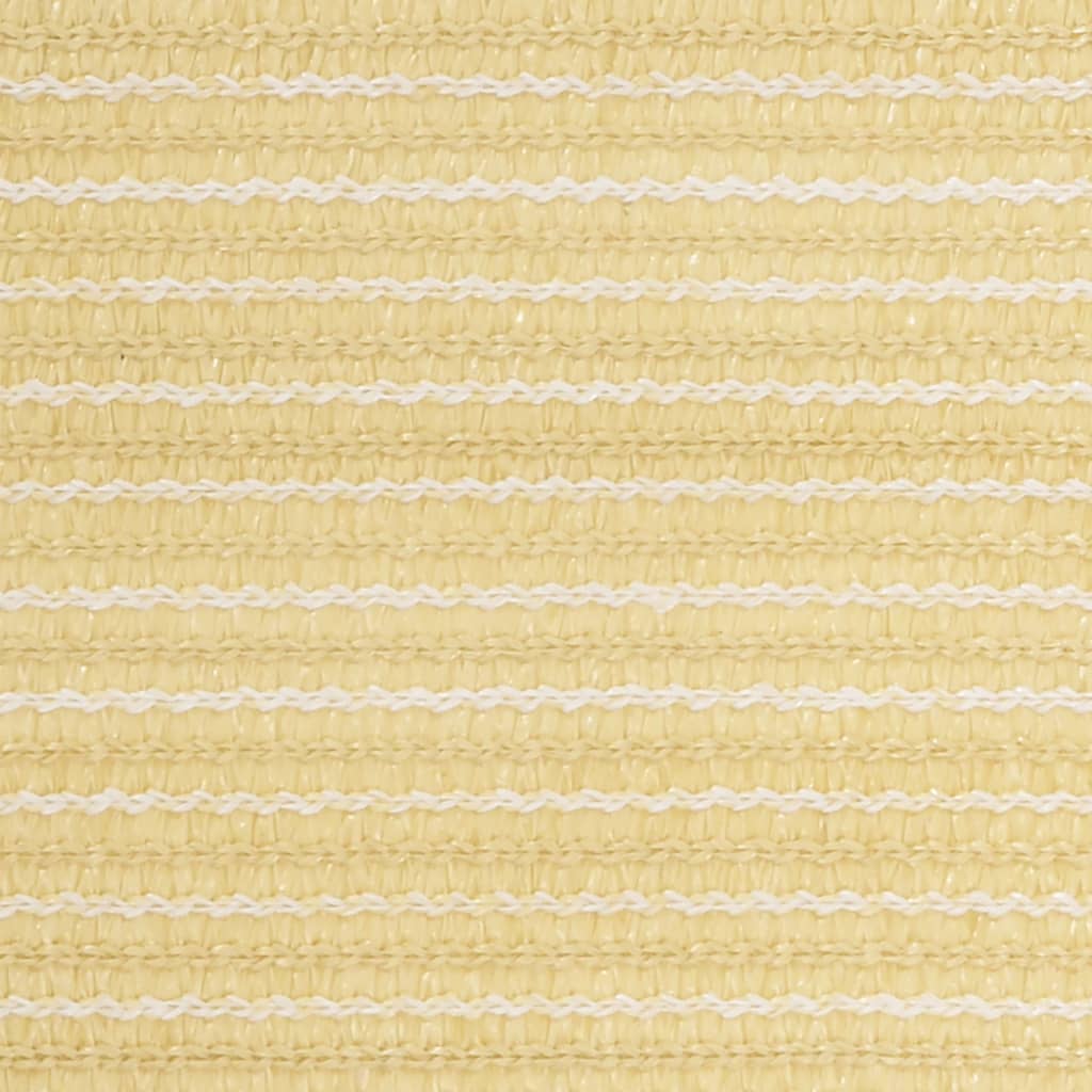 Balkon-Sichtschutz Beige 75x500 cm HDPE