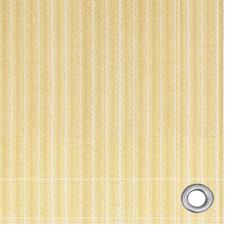 Balkon-Sichtschutz Beige 90x300 cm HDPE