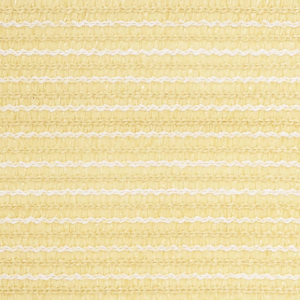 Balkon-Sichtschutz Beige 90x600 cm HDPE