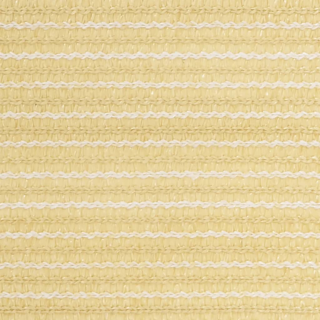 Balkon-Sichtschutz Beige 120x600 cm HDPE