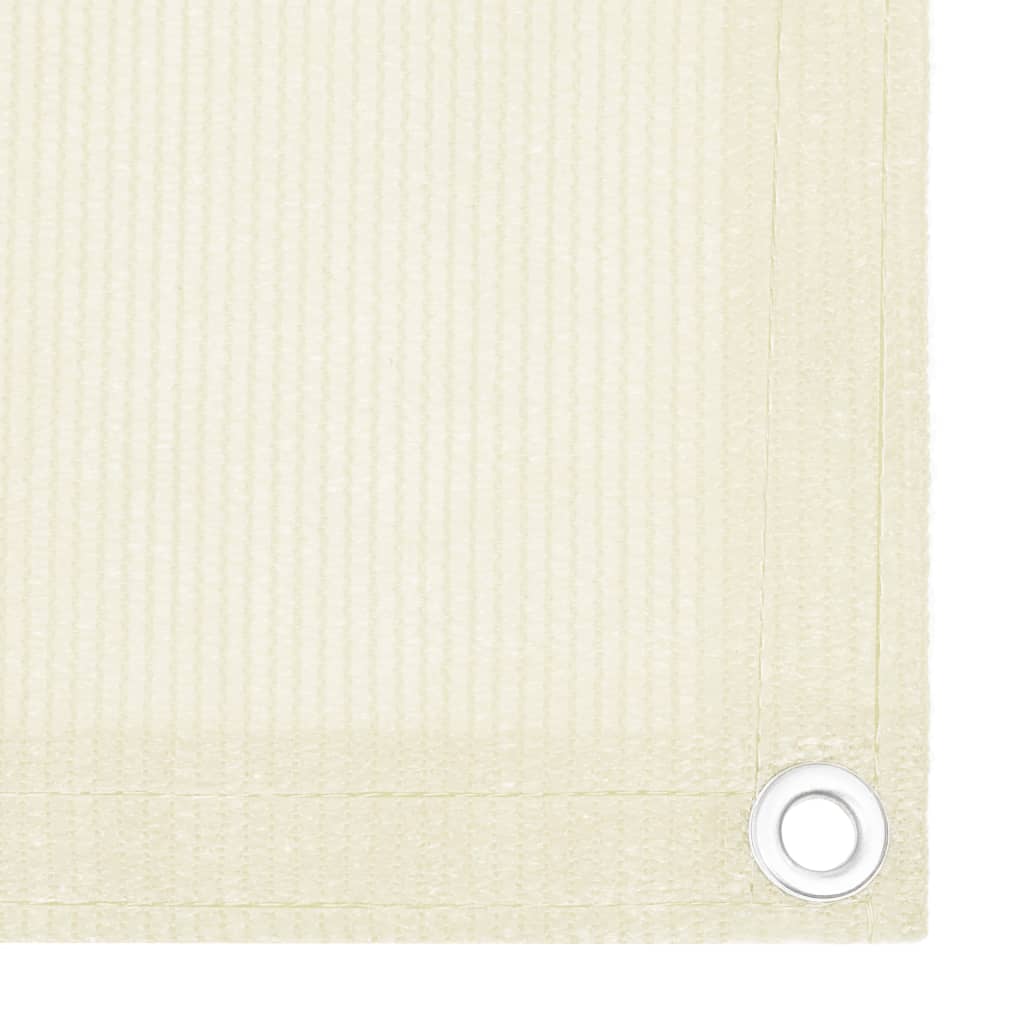 Balkon Sichtschutz Creme 90x300 cm HDPE