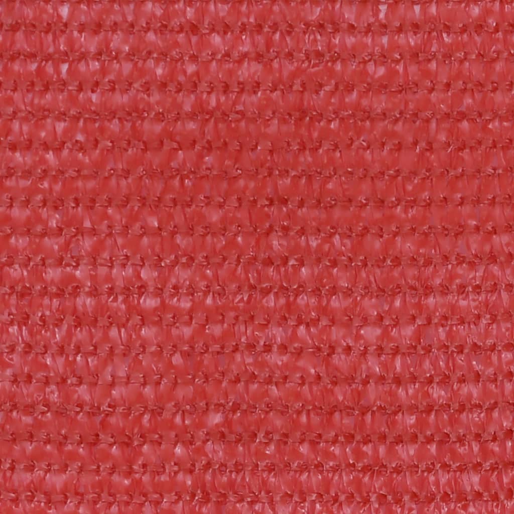 Balkon-Sichtschutz Rot 90x500 cm HDPE