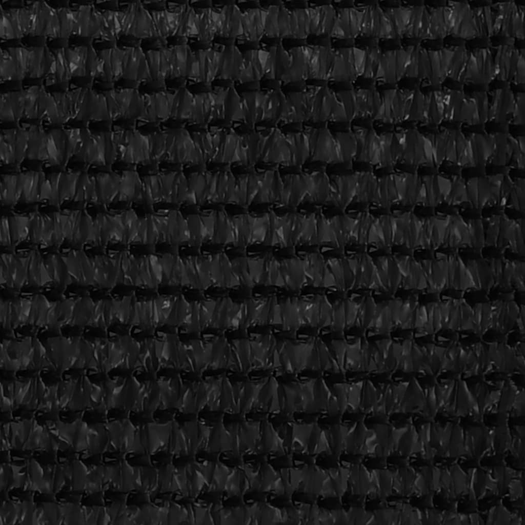 Balkon-Sichtschutz Schwarz 120x600 cm HDPE