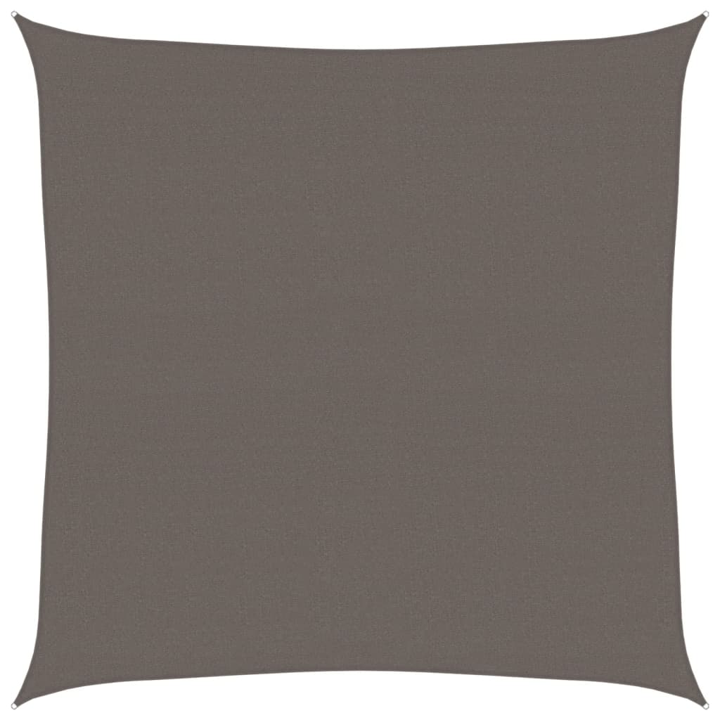 Sonnensegel 160 g/m² Anthrazit 7x7 m HDPE