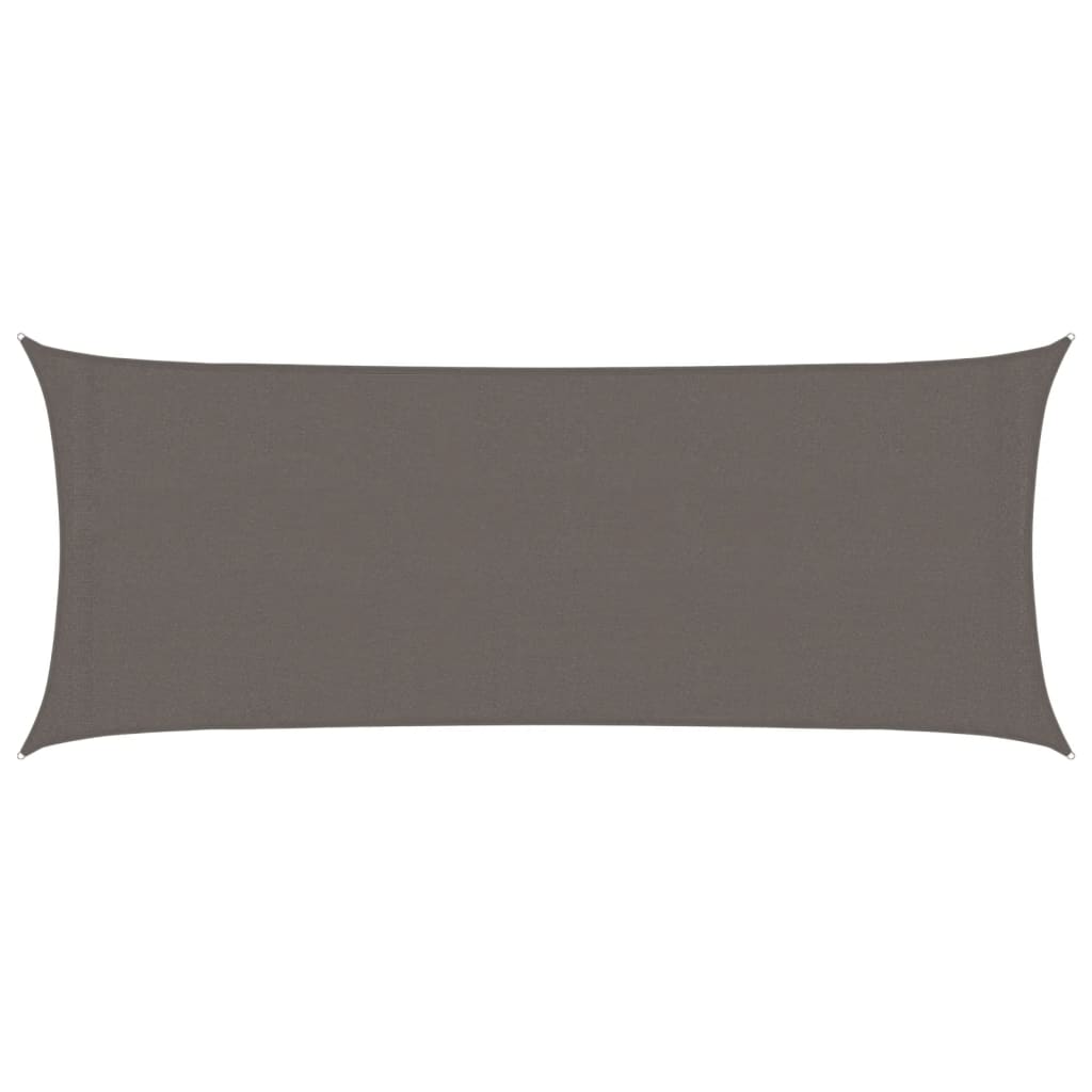 Sonnensegel 160 g/m² Anthrazit 2x4,5 m HDPE
