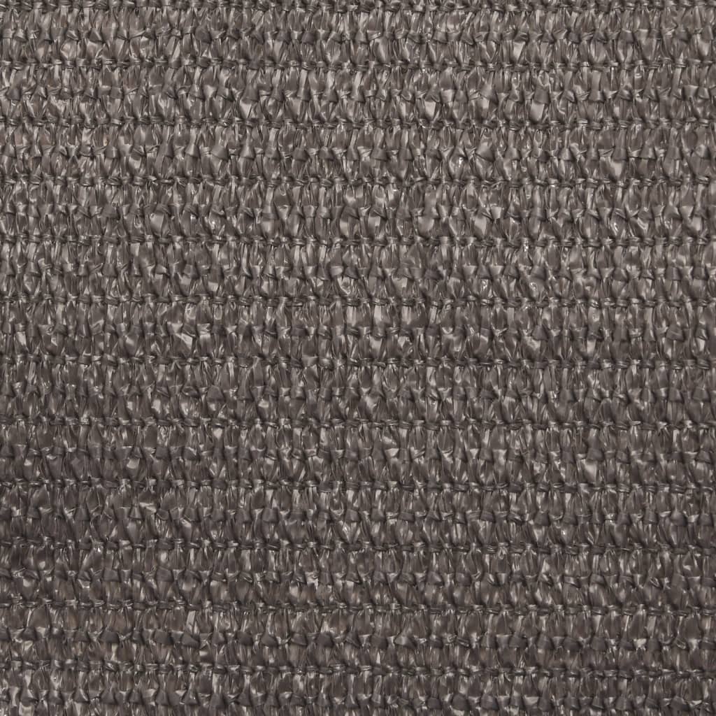 Sonnensegel 160 g/m² Anthrazit 2,5x3 m HDPE