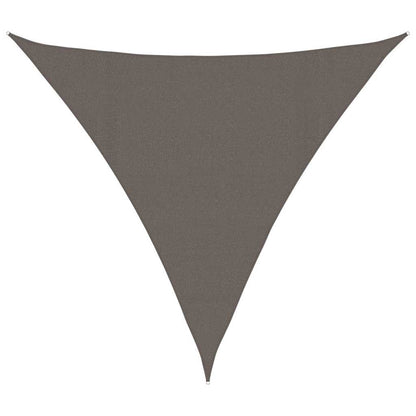 Sonnensegel 160 g/m² Anthrazit 4x4x4 m HDPE
